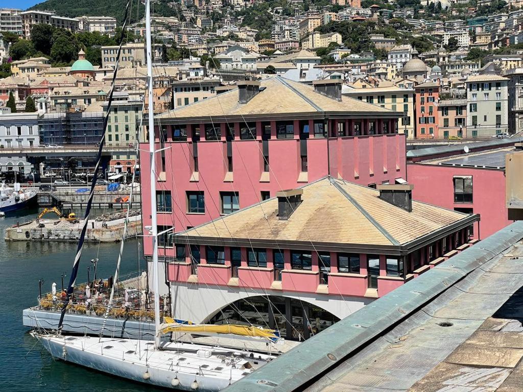 דירות ג'נובה Bilocale Vista Mare Con Terrazzo-Porto Antico- Parcheggio Scontato מראה חיצוני תמונה