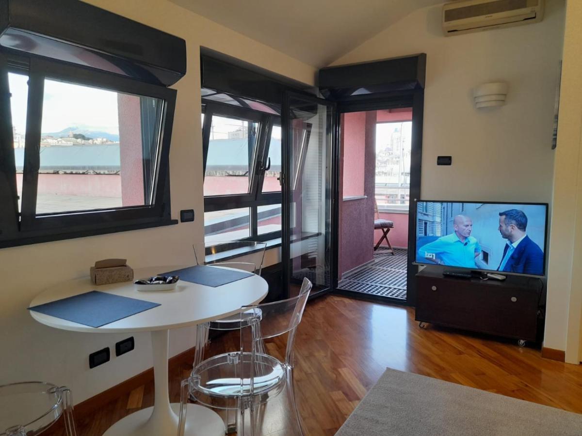 דירות ג'נובה Bilocale Vista Mare Con Terrazzo-Porto Antico- Parcheggio Scontato מראה חיצוני תמונה